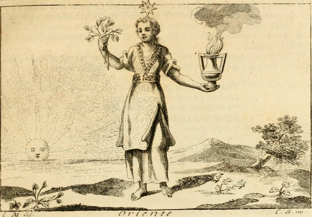An illustration from Iconologia del cavaliere Cesare Ripa, perugino, 1764, leaf 336