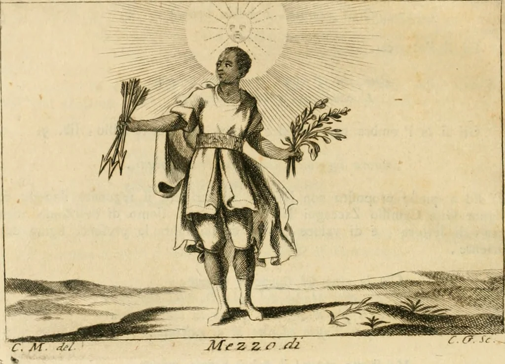 An illustration from Iconologia del cavaliere Cesare Ripa, perugino, 1764, leaf 339