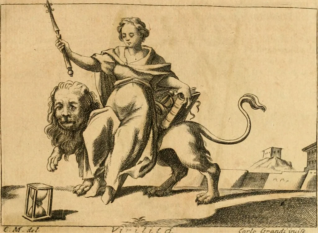 An illustration from Iconologia del cavaliere Cesare Ripa, perugino, 1764, leaf 376