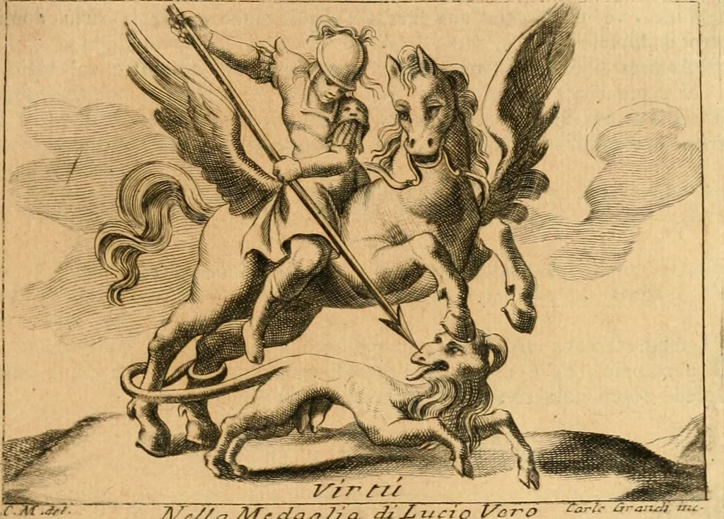 An illustration from Iconologia del cavaliere Cesare Ripa, perugino, 1764, leaf 380