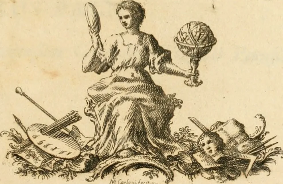 An illustration from Iconologia del cavaliere Cesare Ripa, perugino, 1764, leaf 4