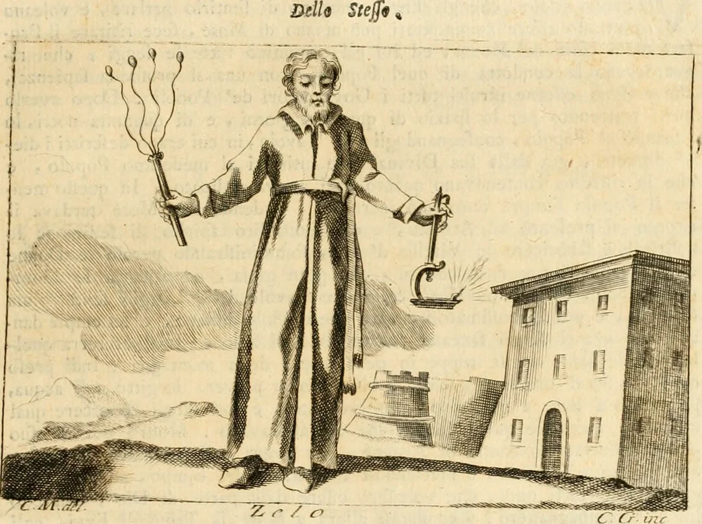 An illustration from Iconologia del cavaliere Cesare Ripa, perugino, 1764, leaf 424