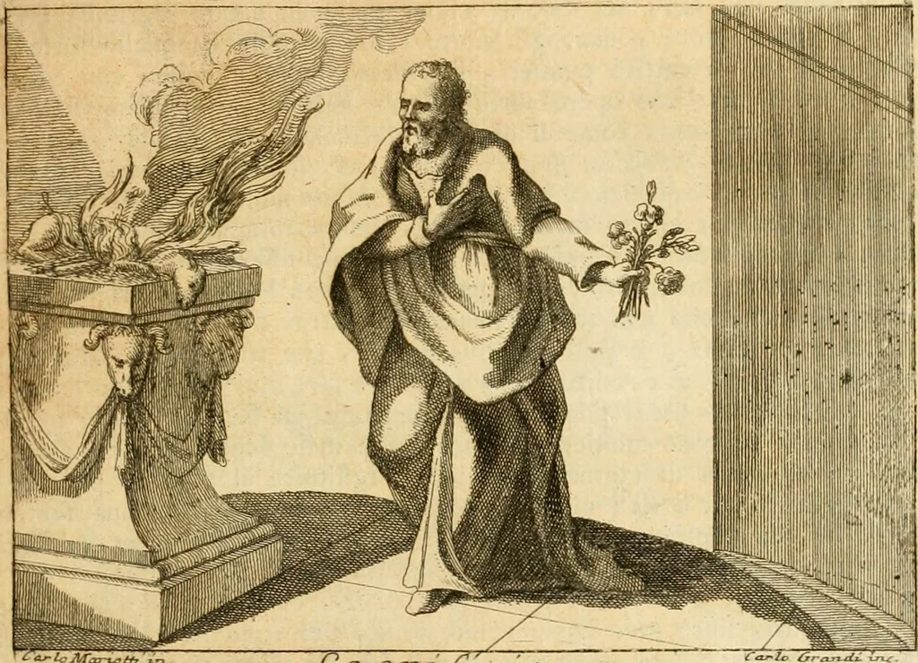 An illustration from Iconologia del cavaliere Cesare Ripa, perugino, 1764, leaf 54