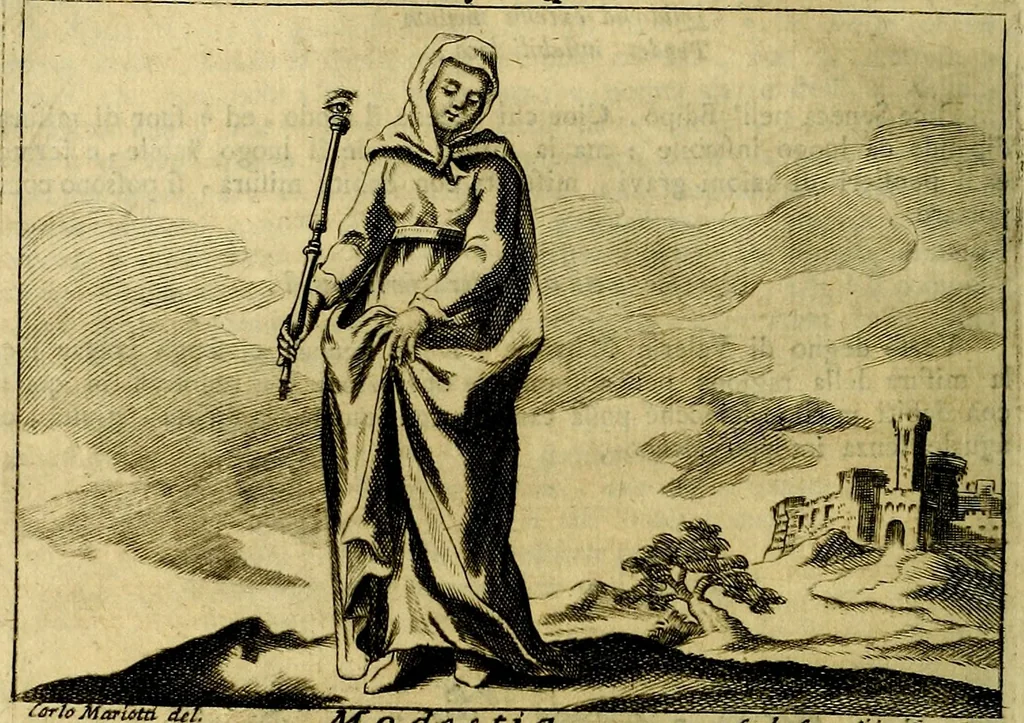An illustration from Iconologia del cavaliere Cesare Ripa, perugino, 1764, leaf 157