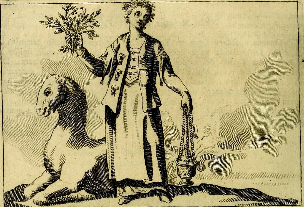 An illustration from Iconologia del cavaliere Cesare Ripa, perugino, 1764, leaf 169
