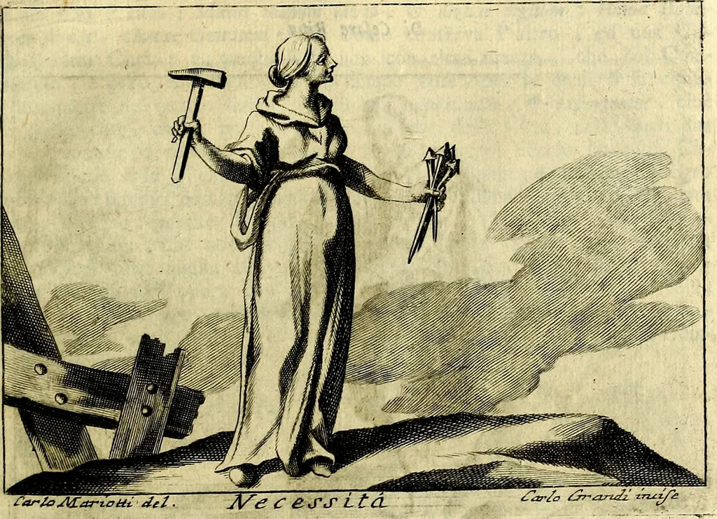 An illustration from Iconologia del cavaliere Cesare Ripa, perugino, 1764, leaf 214