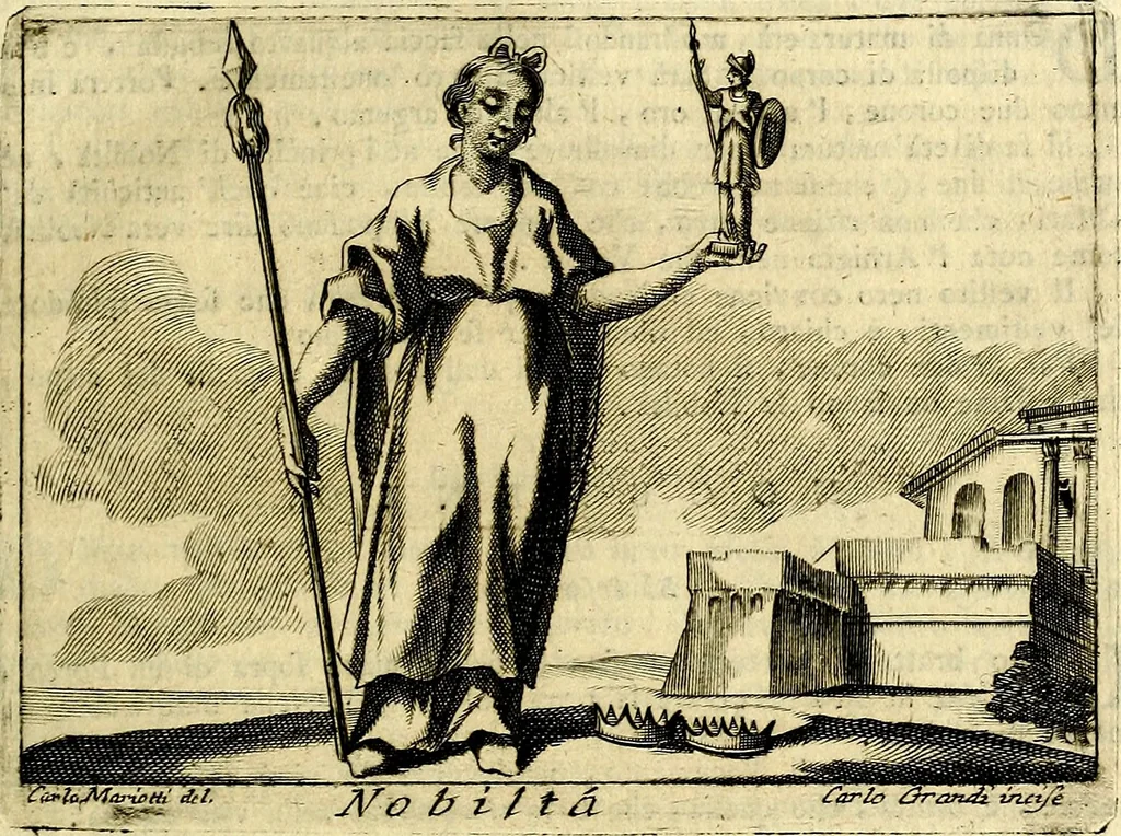An illustration from Iconologia del cavaliere Cesare Ripa, perugino, 1764, leaf 236