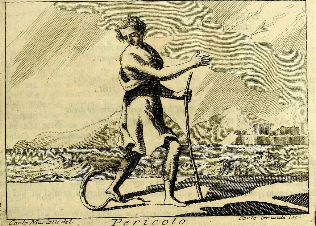 An illustration from Iconologia del cavaliere Cesare Ripa, perugino, 1764, leaf 374