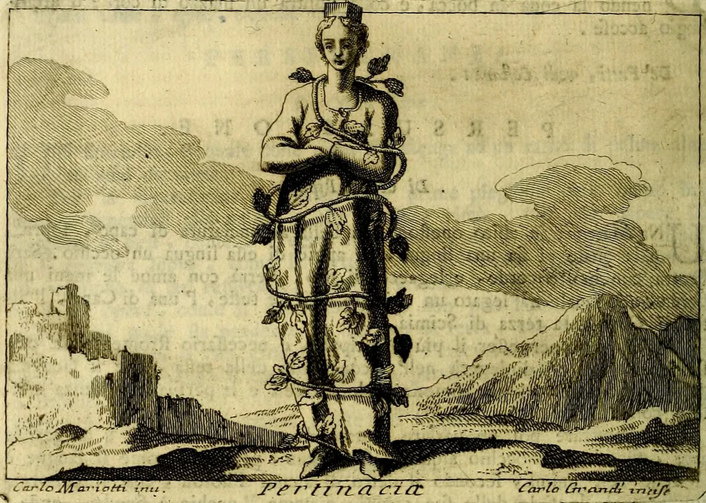 An illustration from Iconologia del cavaliere Cesare Ripa, perugino, 1764, leaf 381