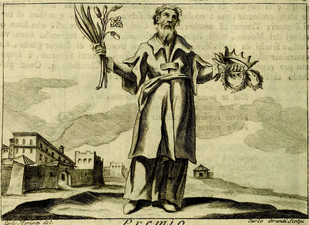 An illustration from Iconologia del cavaliere Cesare Ripa, perugino, 1764, leaf 415