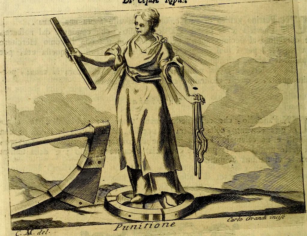 An illustration from Iconologia del cavaliere Cesare Ripa, perugino, 1764, leaf 443