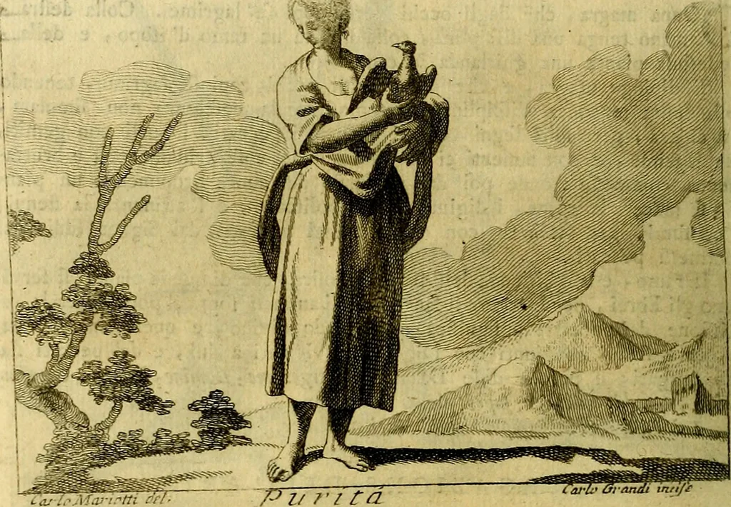 An illustration from Iconologia del cavaliere Cesare Ripa, perugino, 1764, leaf 445
