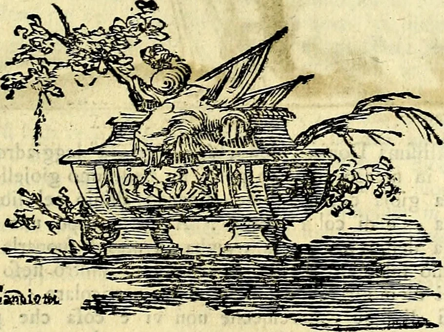 An illustration from Iconologia del cavaliere Cesare Ripa, perugino, 1764, leaf 46