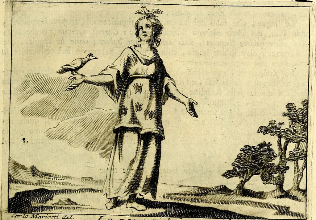 An illustration from Iconologia del cavaliere Cesare Ripa, perugino, 1764, leaf 54