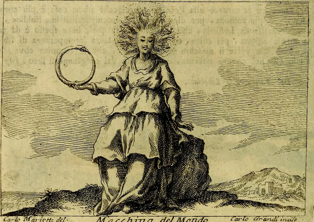 An illustration from Iconologia del cavaliere Cesare Ripa, perugino, 1764, leaf 67