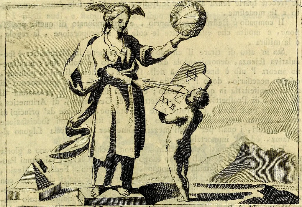 An illustration from Iconologia del cavaliere Cesare Ripa, perugino, 1764, leaf 84