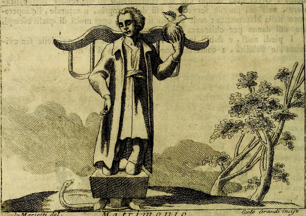 An illustration from Iconologia del cavaliere Cesare Ripa, perugino, 1764, leaf 87