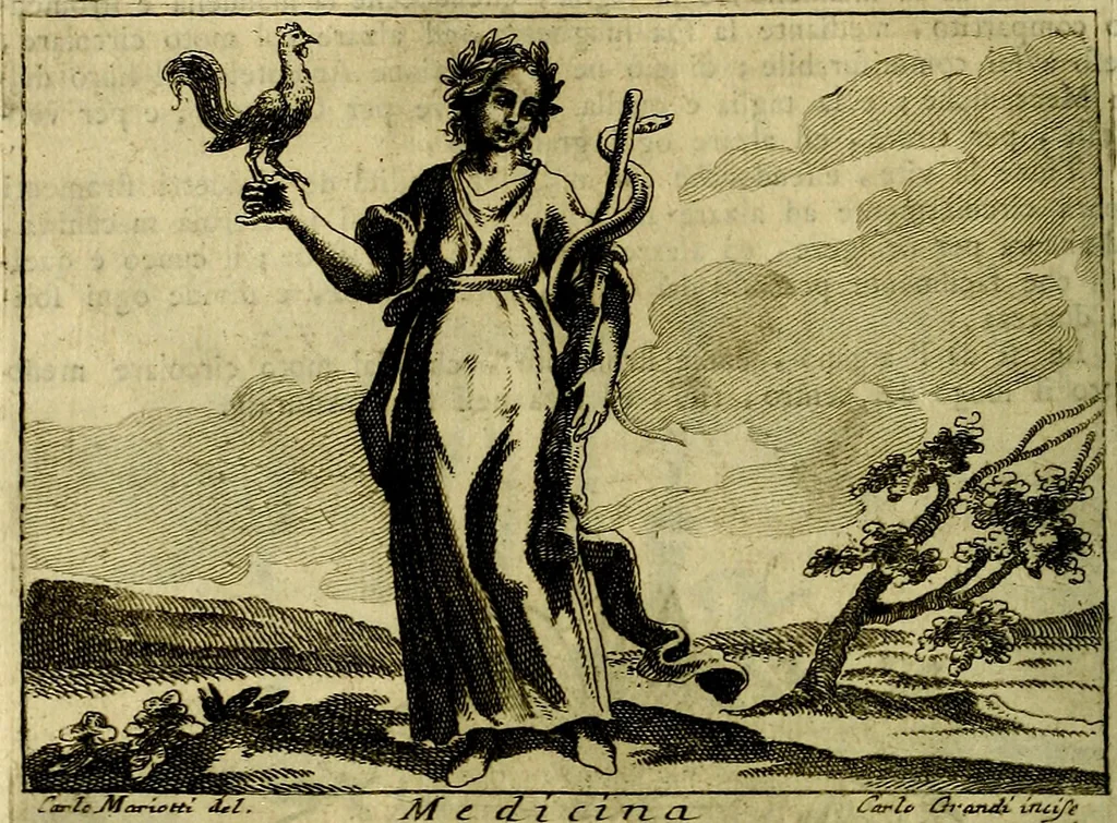 An illustration from Iconologia del cavaliere Cesare Ripa, perugino, 1764, leaf 93