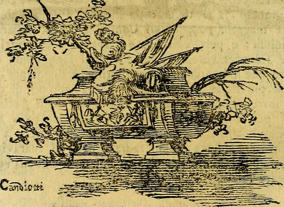 An illustration from Iconologia del cavaliere Cesare Ripa, perugino, 1764, leaf 187