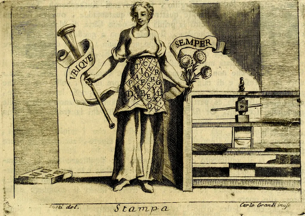 An illustration from Iconologia del cavaliere Cesare Ripa, perugino, 1764, leaf 234