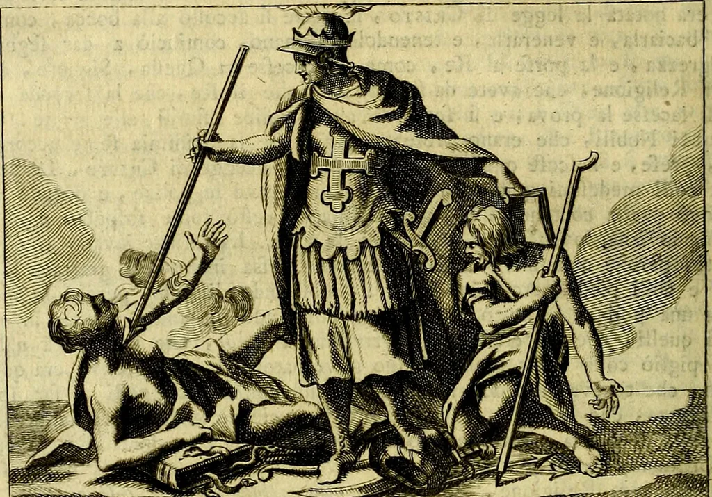 An illustration from Iconologia del cavaliere Cesare Ripa, perugino, 1764, leaf 25