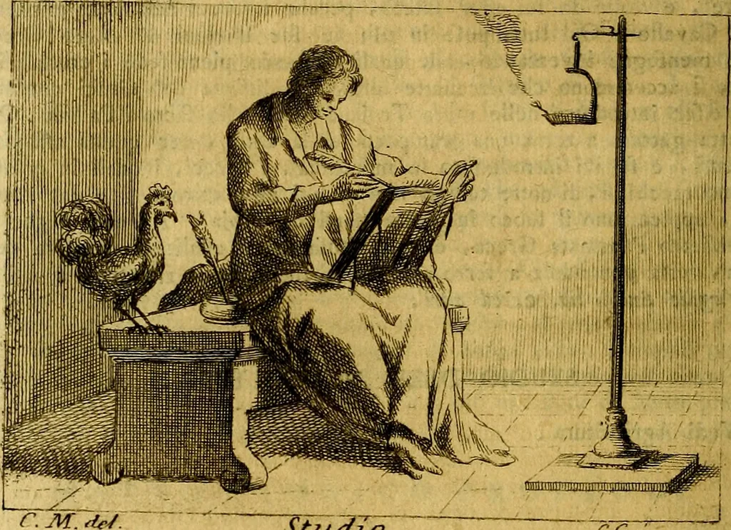 An illustration from Iconologia del cavaliere Cesare Ripa, perugino, 1764, leaf 253