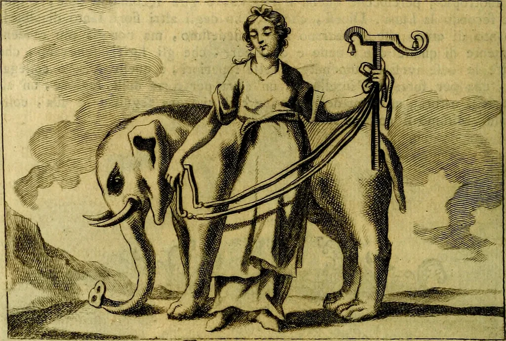 An illustration from Iconologia del cavaliere Cesare Ripa, perugino, 1764, leaf 273