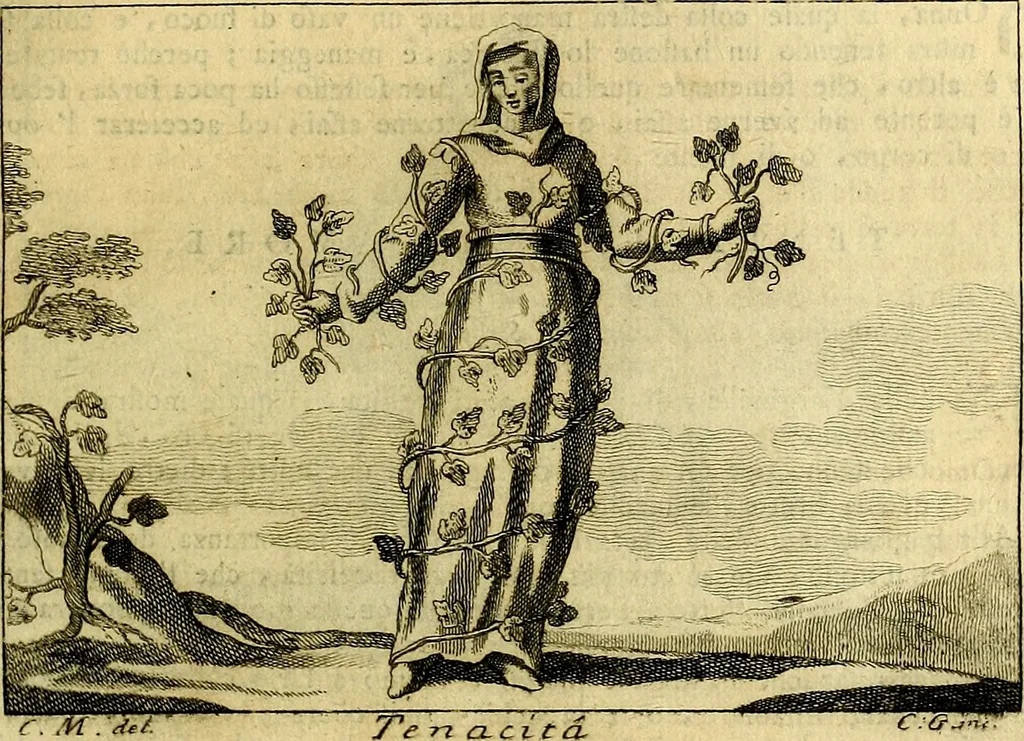 An illustration from Iconologia del cavaliere Cesare Ripa, perugino, 1764, leaf 278