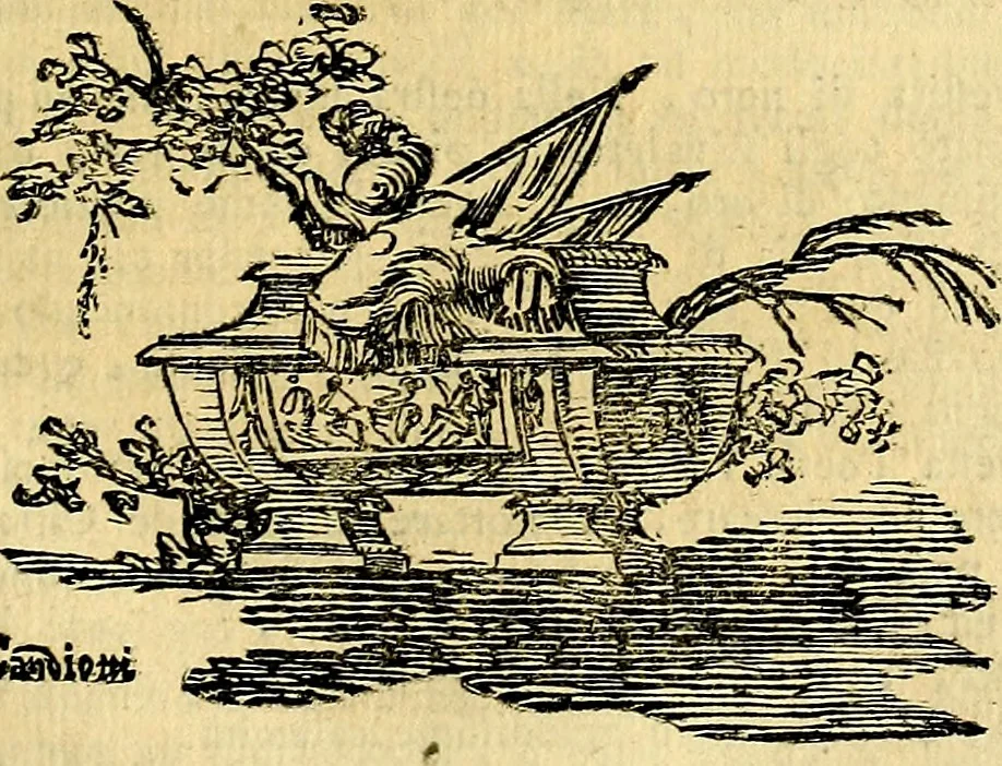 An illustration from Iconologia del cavaliere Cesare Ripa, perugino, 1764, leaf 294
