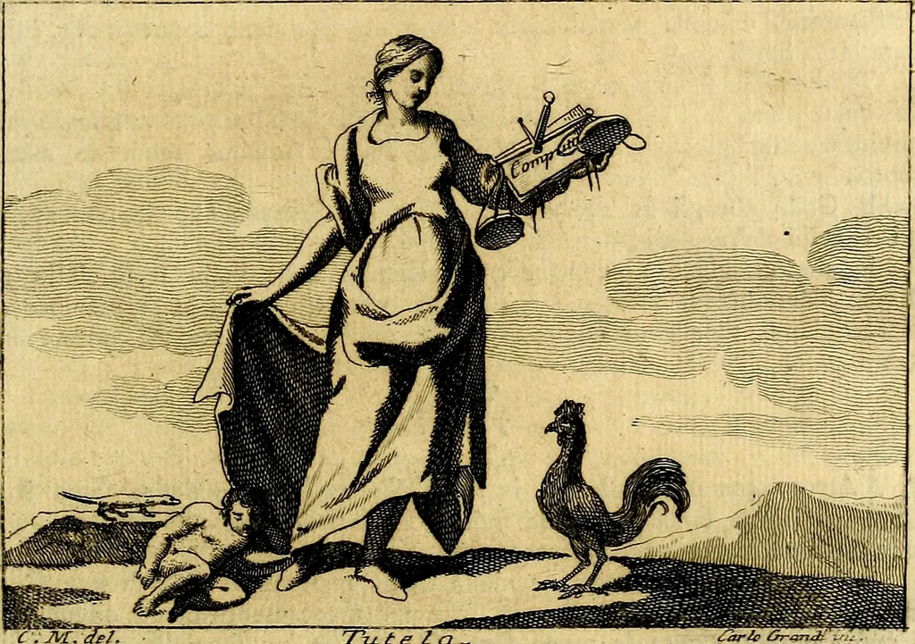 An illustration from Iconologia del cavaliere Cesare Ripa, perugino, 1764, leaf 304