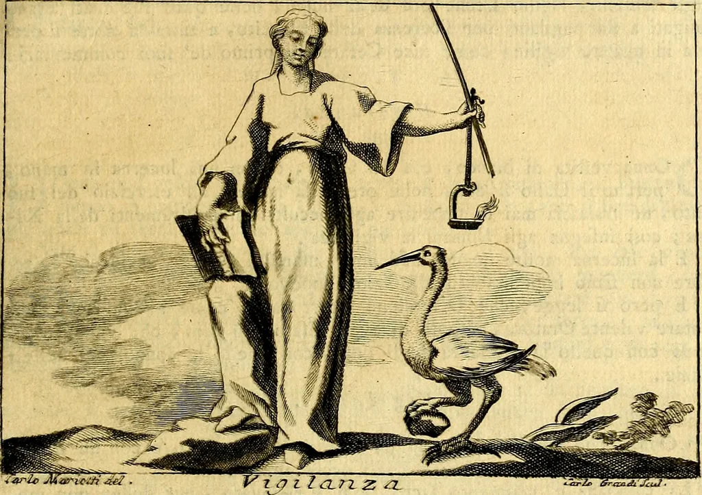 An illustration from Iconologia del cavaliere Cesare Ripa, perugino, 1764, leaf 372