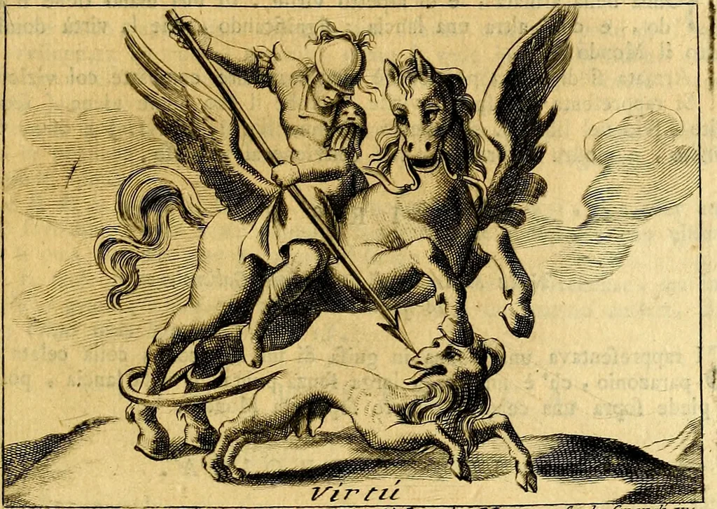 An illustration from Iconologia del cavaliere Cesare Ripa, perugino, 1764, leaf 380