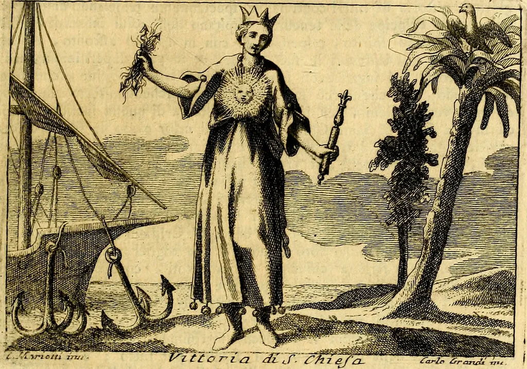 An illustration from Iconologia del cavaliere Cesare Ripa, perugino, 1764, leaf 398
