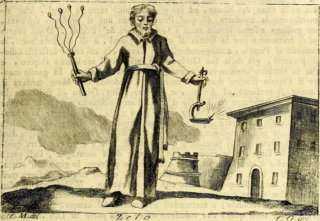 An illustration from Iconologia del cavaliere Cesare Ripa, perugino, 1764, leaf 424