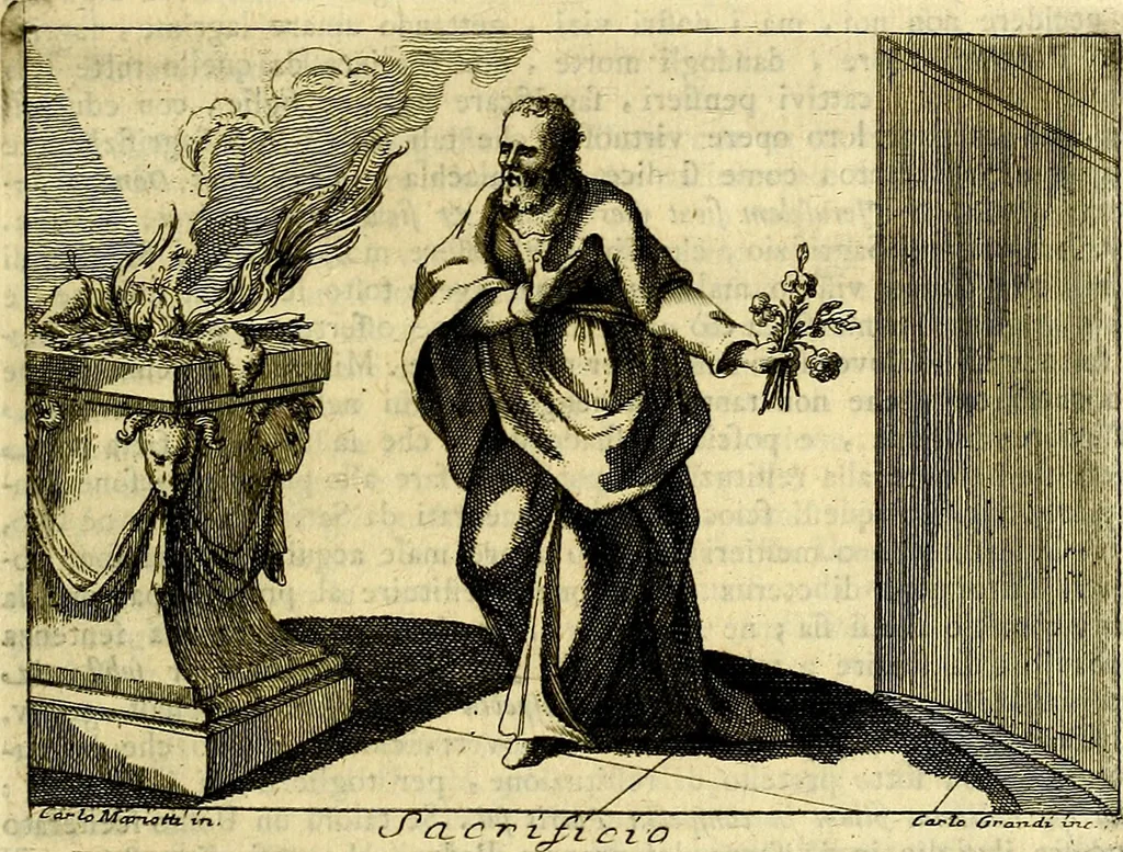 An illustration from Iconologia del cavaliere Cesare Ripa, perugino, 1764, leaf 54
