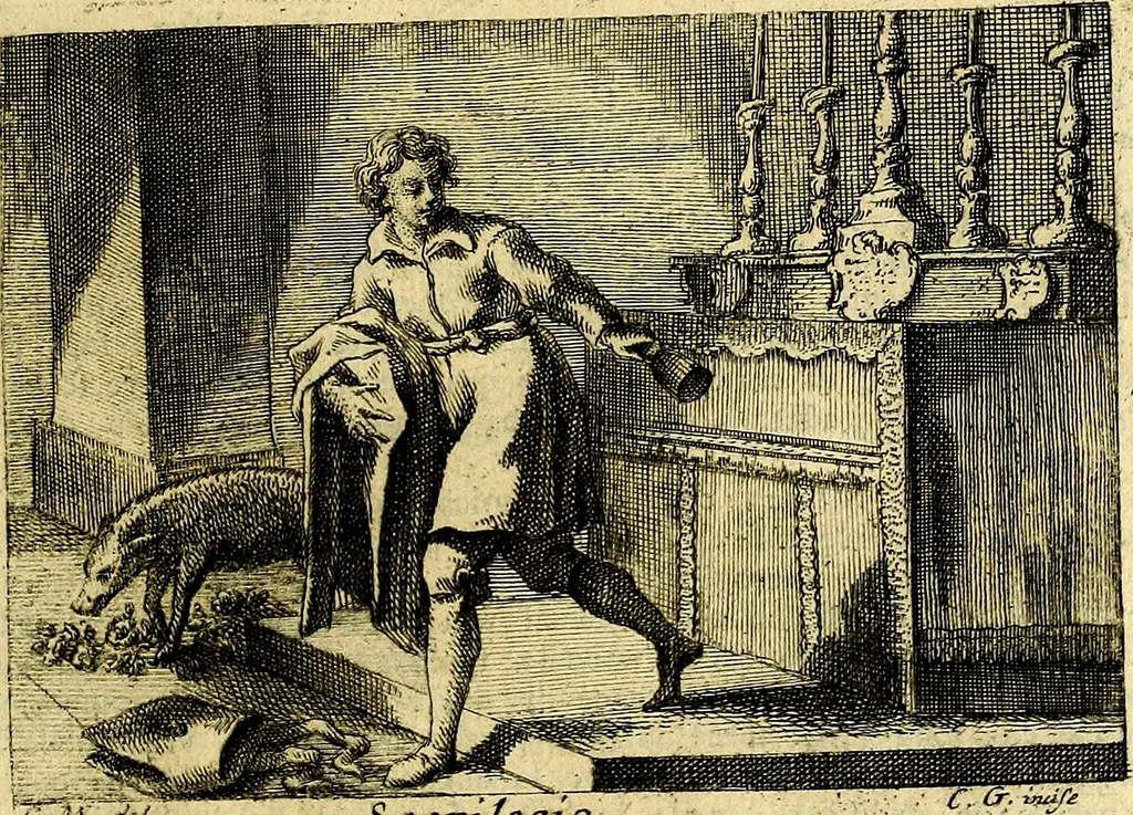 An illustration from Iconologia del cavaliere Cesare Ripa, perugino, 1764, leaf 58