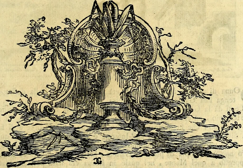An illustration from Iconologia del cavaliere Cesare Ripa, perugino, 1764, leaf 64