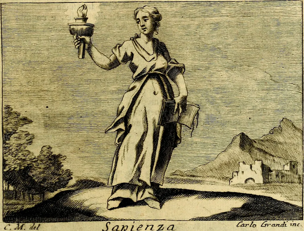 An illustration from Iconologia del cavaliere Cesare Ripa, perugino, 1764, leaf 68