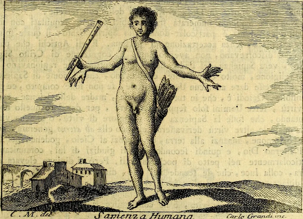 An illustration from Iconologia del cavaliere Cesare Ripa, perugino, 1764, leaf 70