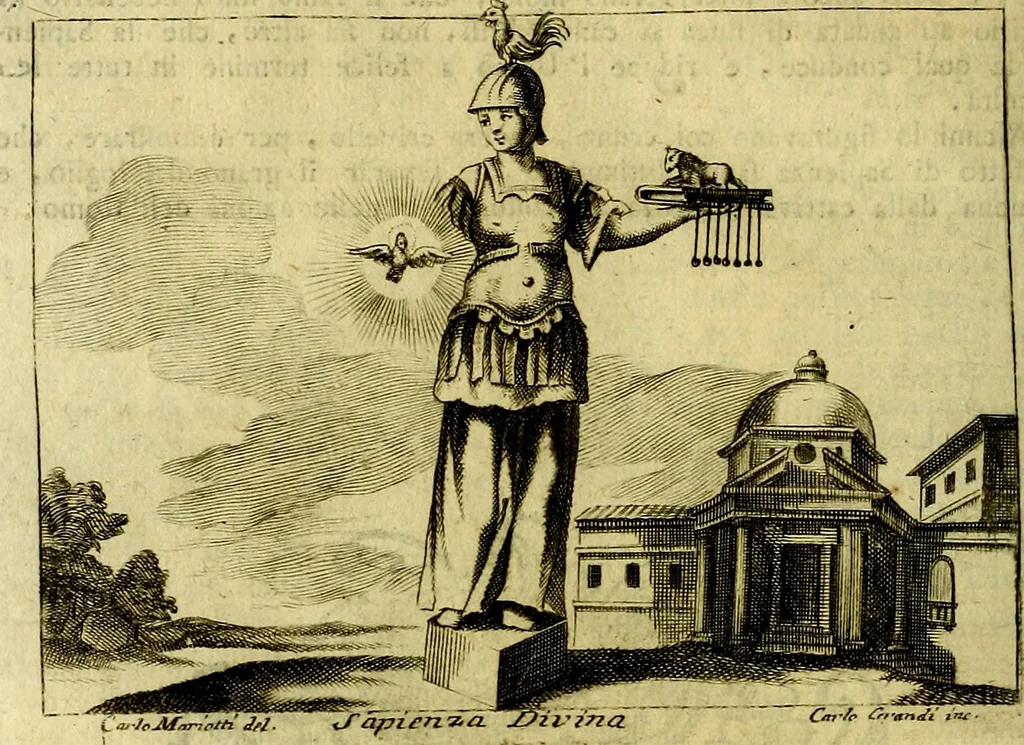 An illustration from Iconologia del cavaliere Cesare Ripa, perugino, 1764, leaf 73