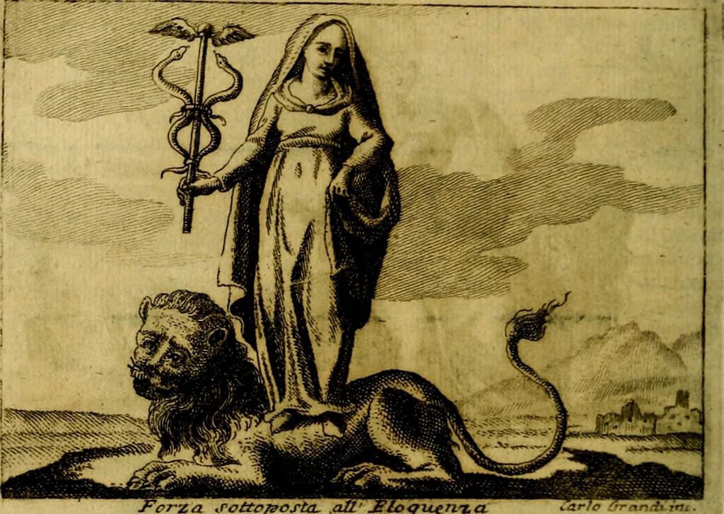 An illustration from Iconologia del cavaliere Cesare Ripa, perugino, 1764, leaf 131