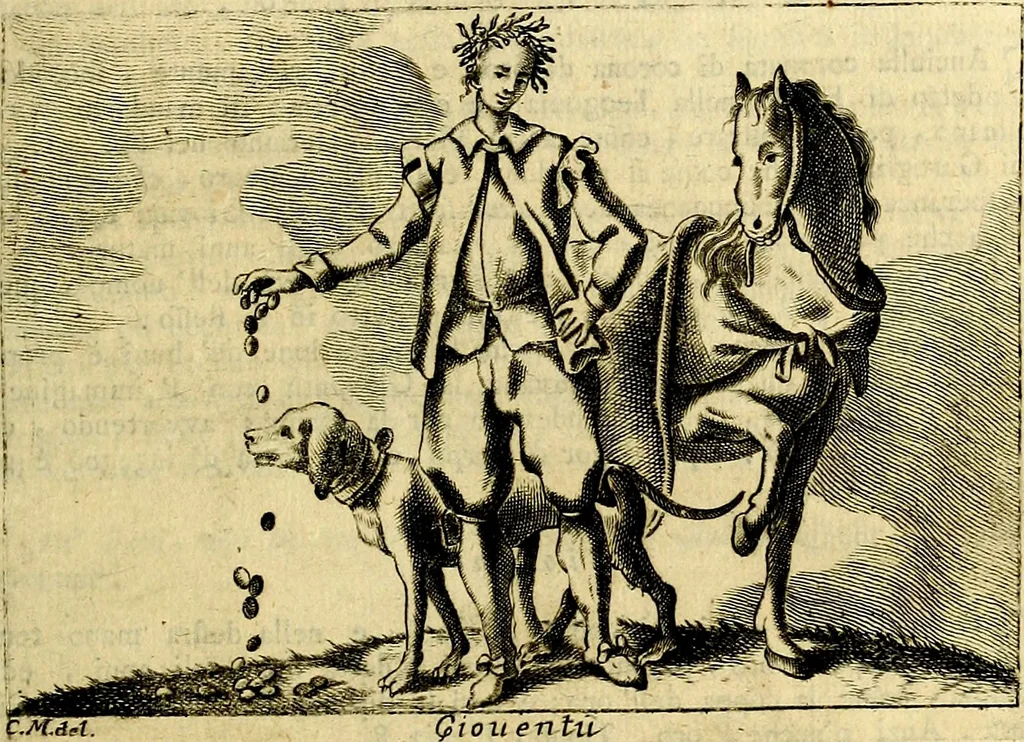 An illustration from Iconologia del cavaliere Cesare Ripa, perugino, 1764, leaf 186