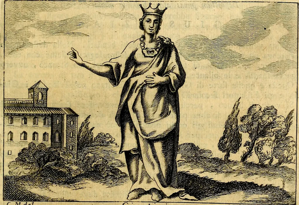 An illustration from Iconologia del cavaliere Cesare Ripa, perugino, 1764, leaf 208
