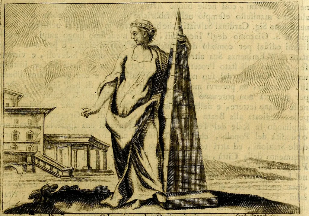 An illustration from Iconologia del cavaliere Cesare Ripa, perugino, 1764, leaf 216