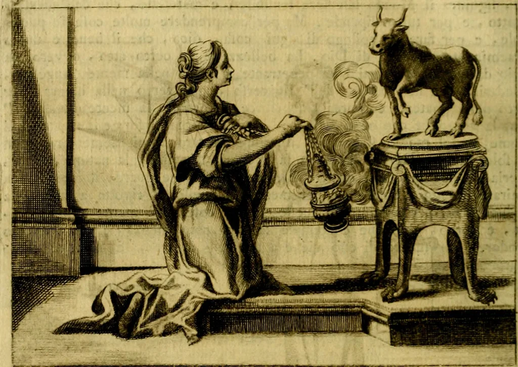 An illustration from Iconologia del cavaliere Cesare Ripa, perugino, 1764, leaf 249