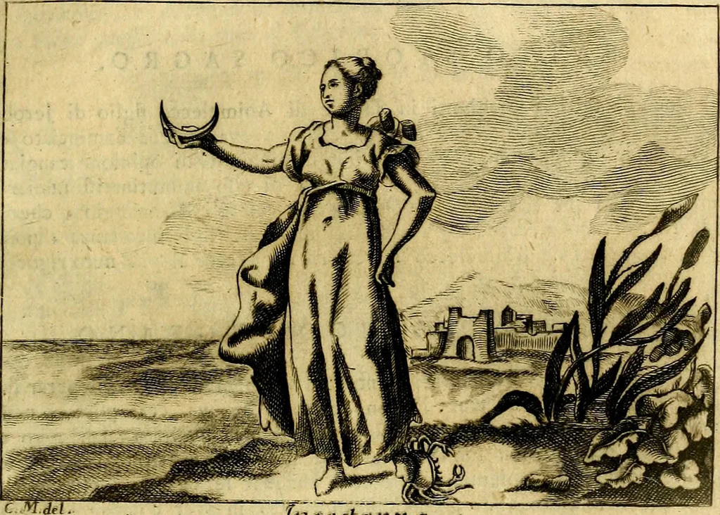 An illustration from Iconologia del cavaliere Cesare Ripa, perugino, 1764, leaf 264
