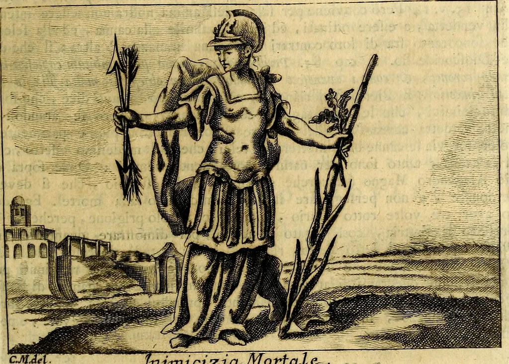 An illustration from Iconologia del cavaliere Cesare Ripa, perugino, 1764, leaf 296