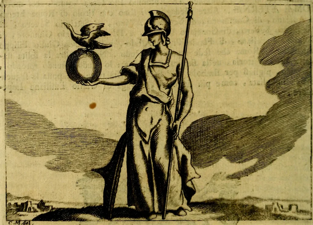 An illustration from Iconologia del cavaliere Cesare Ripa, perugino, 1764, leaf 359