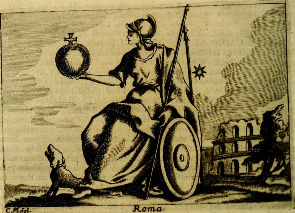 An illustration from Iconologia del cavaliere Cesare Ripa, perugino, 1764, leaf 371