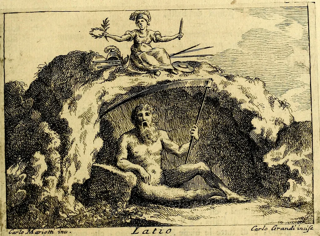 An illustration from Iconologia del cavaliere Cesare Ripa, perugino, 1764, leaf 390